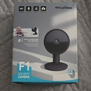 F1 Black Security Camera